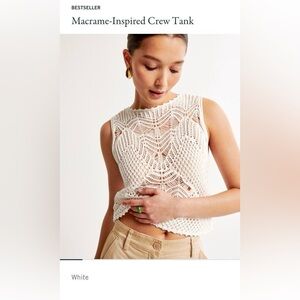 Abercrombie & Fitch Macrame-Inspired Tank